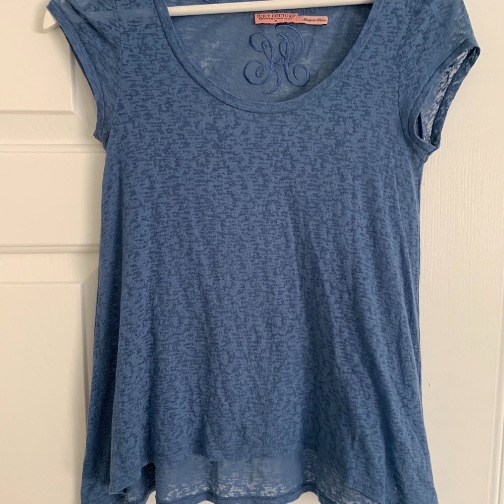 Juicy Couture Sheer Burnout Top